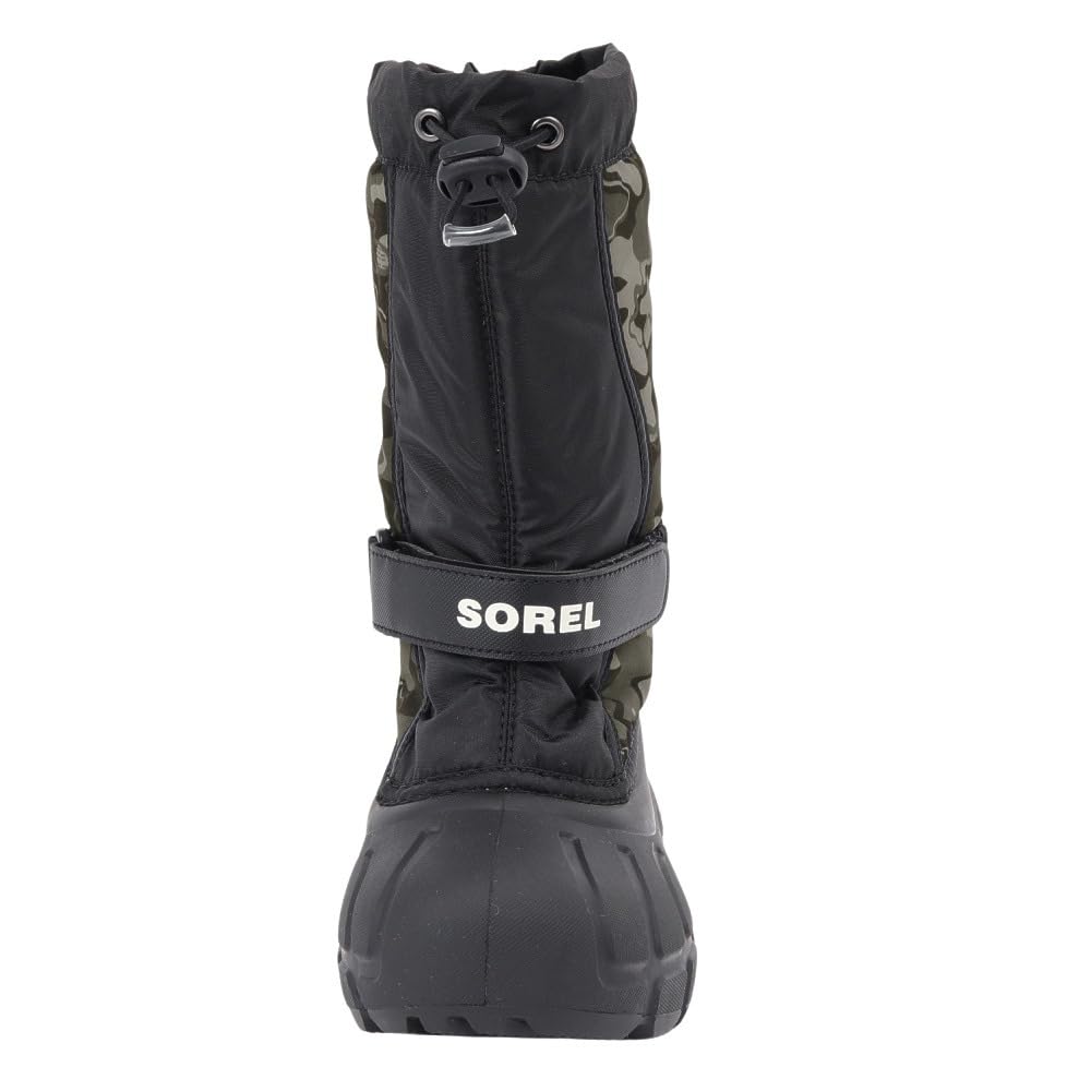 Sorel Kids' Flurry Youth Boots, Print, Size 20.0cm, Black, Quarry