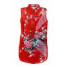 Sommer-Kind-Mädchen-ärmelloses chinesisches Cheongsam-Kleid mit Pfauenmuster