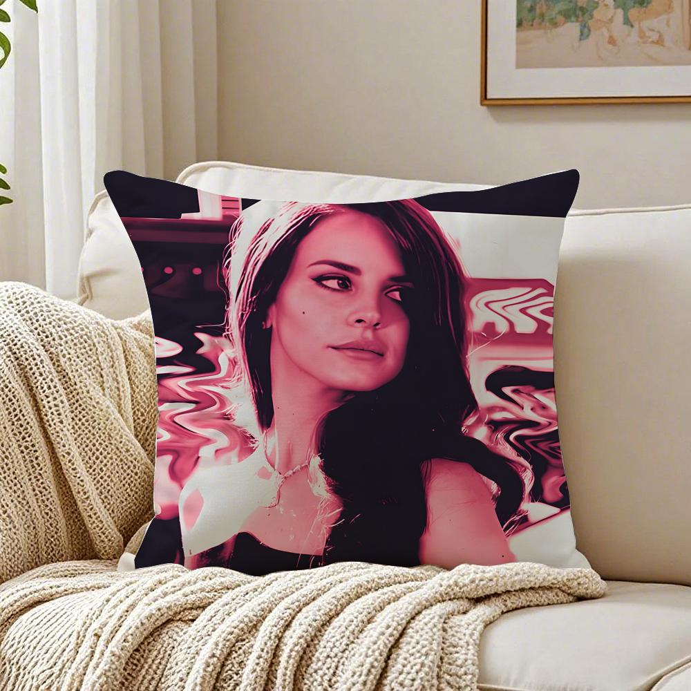 Pop American Beautiful Singer LLana Del Cushion Cover Pillowcase Antidustmite Living Room Sofa Decor Cushion Room