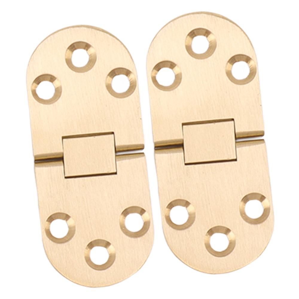 2pcs Brass Flap Hinge Round Edge Table Hinge Classic Folding Table Hinge  Furniture