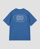 ALL DAY HOOPS Adh Worldwide Oversized Short Sleeve T-Shirt Blue