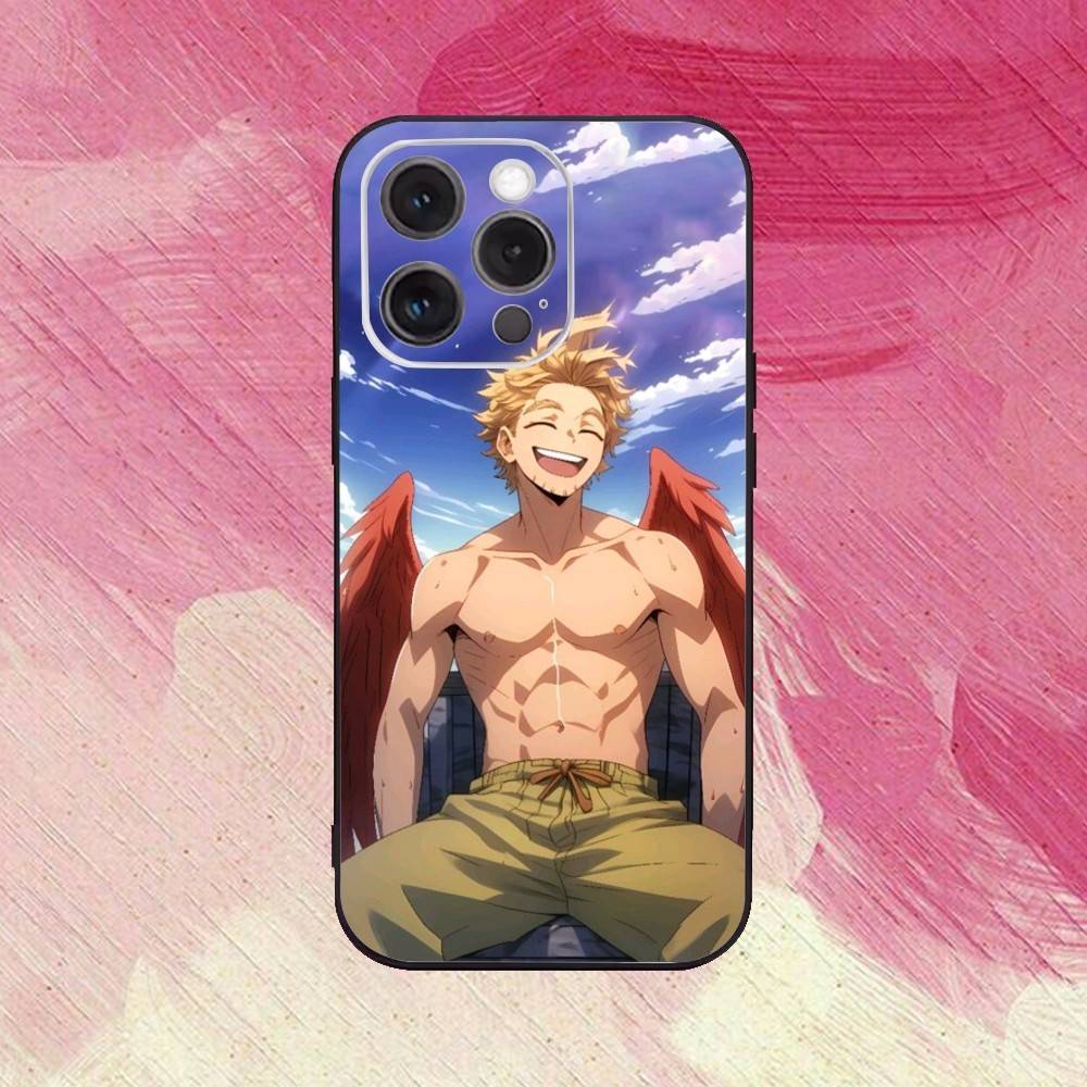 

Чехол для телефона M-My Hero Hawks Для iPhone17,16,15,14,13,12,11 Plus,Pro Max Мягкий черный чехол iPhone17air