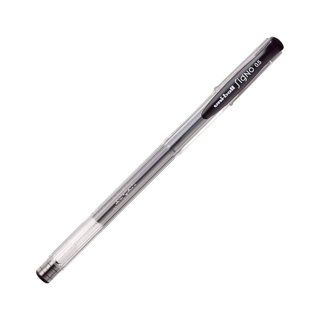 Mitsubishi Pencil Uni-ball Signo Standard UM-100 Gel Ballpoint Pen, Black, 24