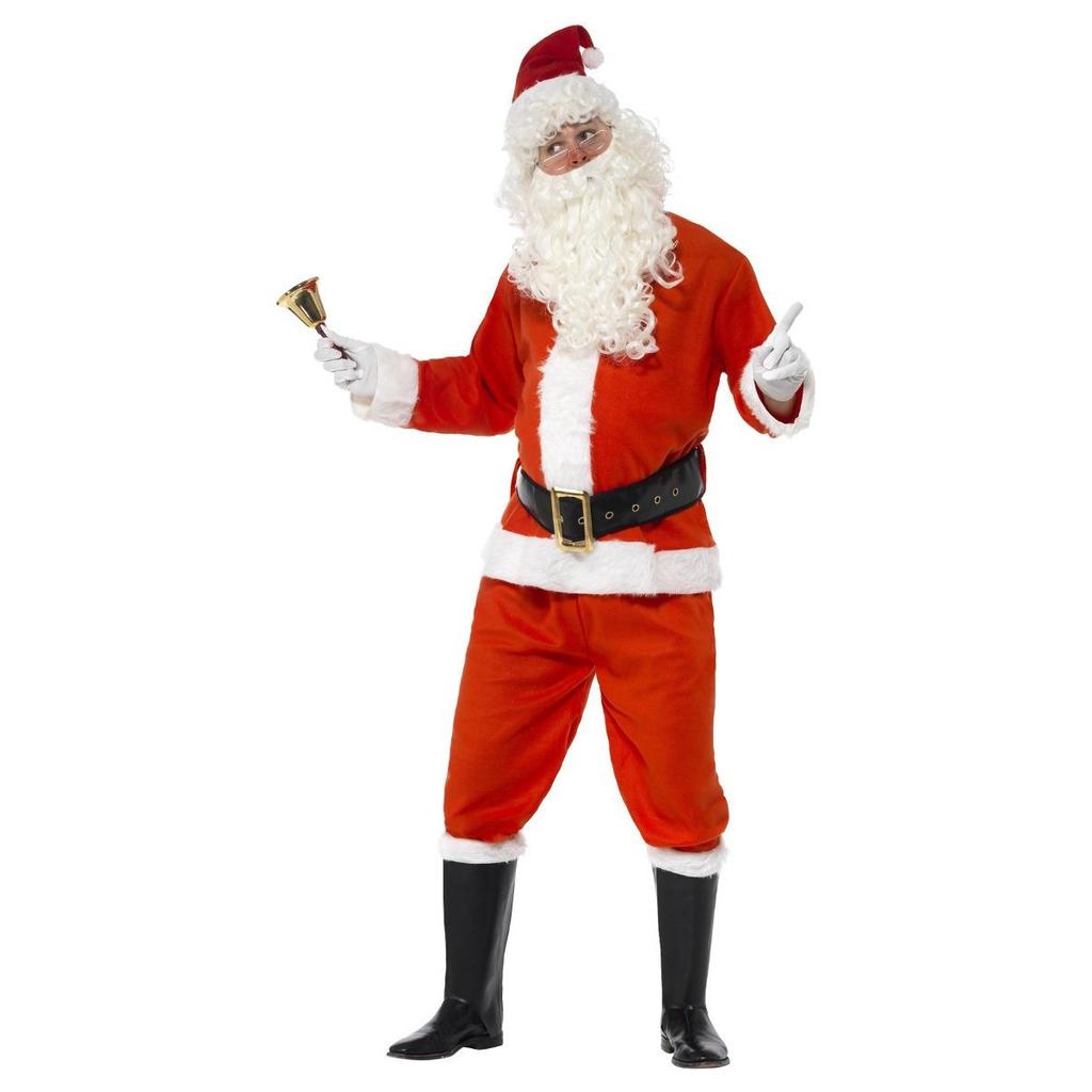 Smiffys Mens Deluxe Santa Claus Christmas Costume Set