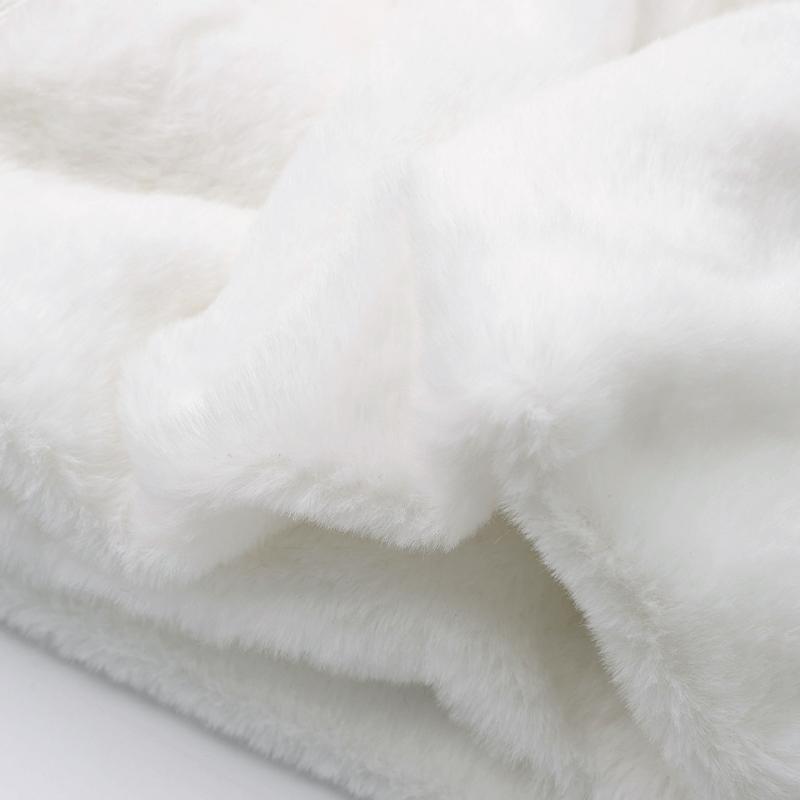 50x50cm/1m 8mm Faux Fur Fabric Soft Short Plush Fabric for Sewing Warm Scarf DIY Doll Background Display Cloth Needlework