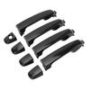 4PCS Outer Door Handle 69250 06020 C0 Front Rear Weatherproof Exterior Door Handle Black for Camry 2