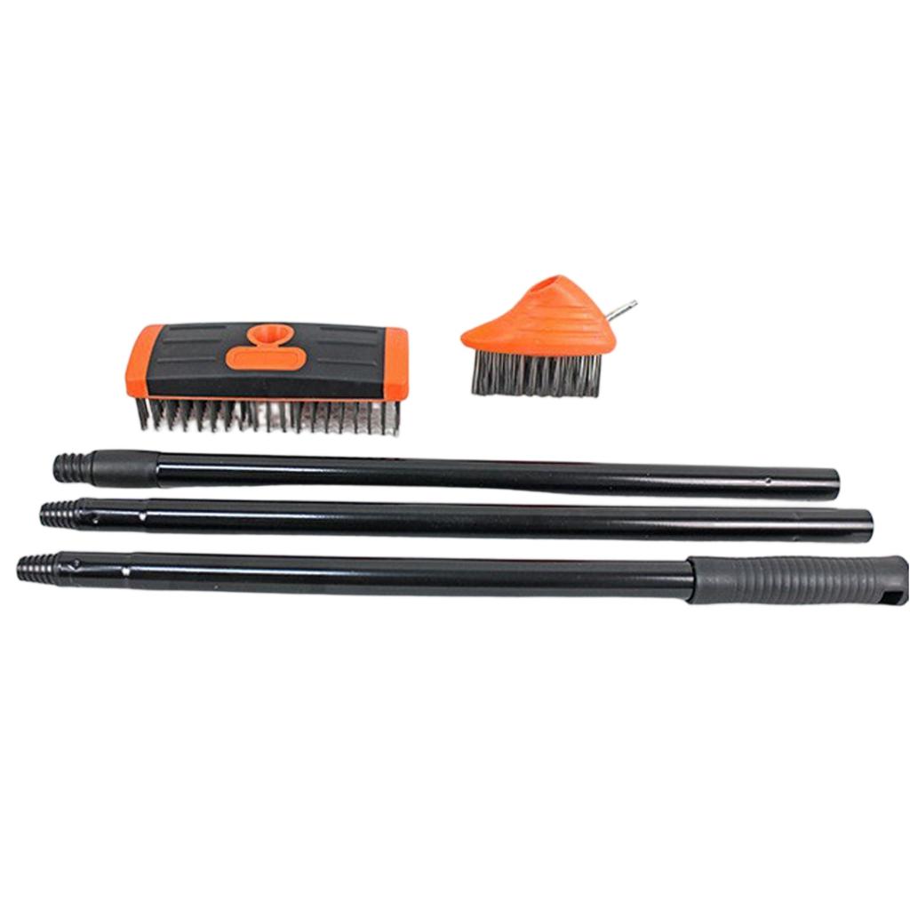 Garden Cleaning Tool Set, Multi,Functional Removal Brush with Multi,Head Wire Brush, Outdoor & Patio Cleaning Equipment