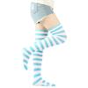 Über dem Knie Socken Damen Gestreift Oberschenkelhohe Strümpfe Katzenpfote Damen Mädchen Schwarz Weiß Rosa Lang Cosplay Lolita Harajuku Y2K