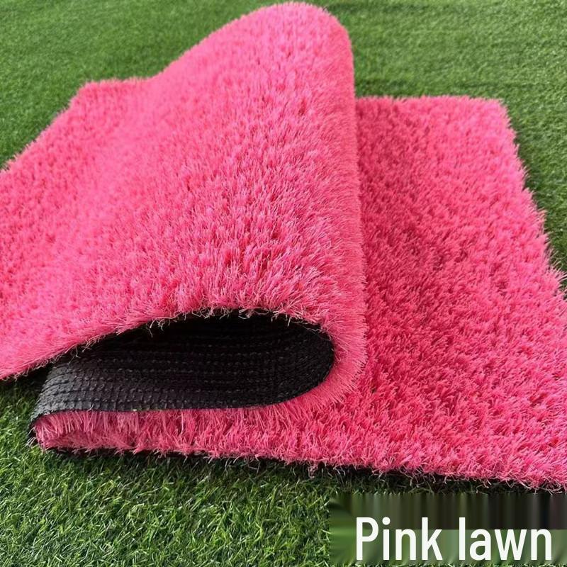 Růžové téma trávníku Svatební dekorace a Venkovní hřiště Umělý trávník