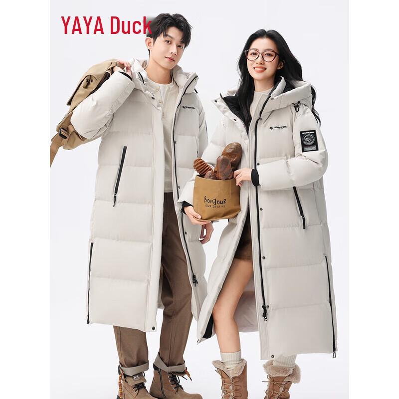 

YAYA 2025 Унісекс Довгий Пуховик з Капюшоном 2XL