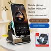 360 Rotation Wireless Induction Audio Magnetic Magnetic Bluetooth Speaker  Tablet Bracket