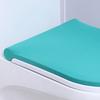 Toilet Dust Cover Solid Color Firm Elastic Strap Seasonal Toilet Cover Home Style Toilet