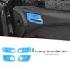 Interior Door Handle Bowl Trim Cover Bezels for Dodge Charger 2011+ Light Blue