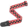 Planet Waves N20W1401 2-Inch Guitar Strap, Zig-Zag, Red and Black by D'Addario