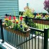 Trough Coco Liners for Planters Hanging Basket Coconut Fiber Liner Flower Basket Liner for Wall Planters Window Boxes Balcony