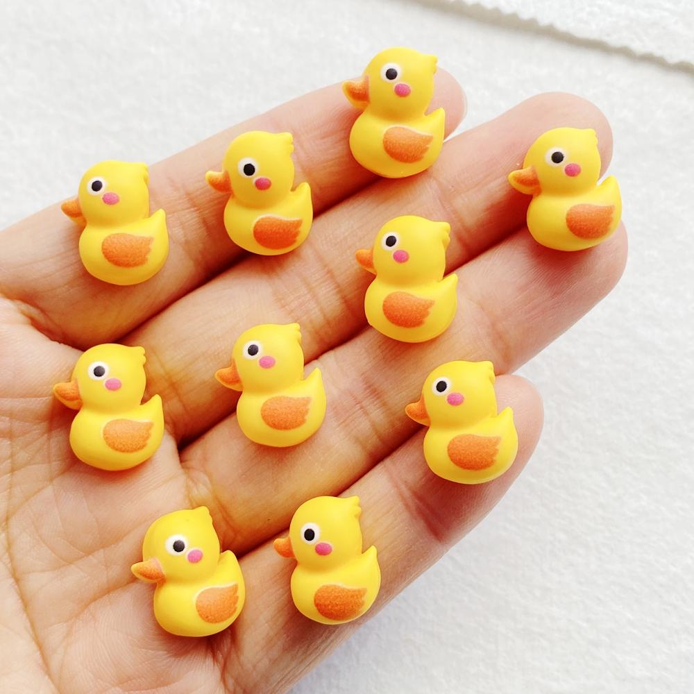 

20Pcs Cute Cartoon animal duckling Nail Art Flat back Rhinestone Bead Scrapbook DIY Manicures Appliques Accessories Crafts золотой