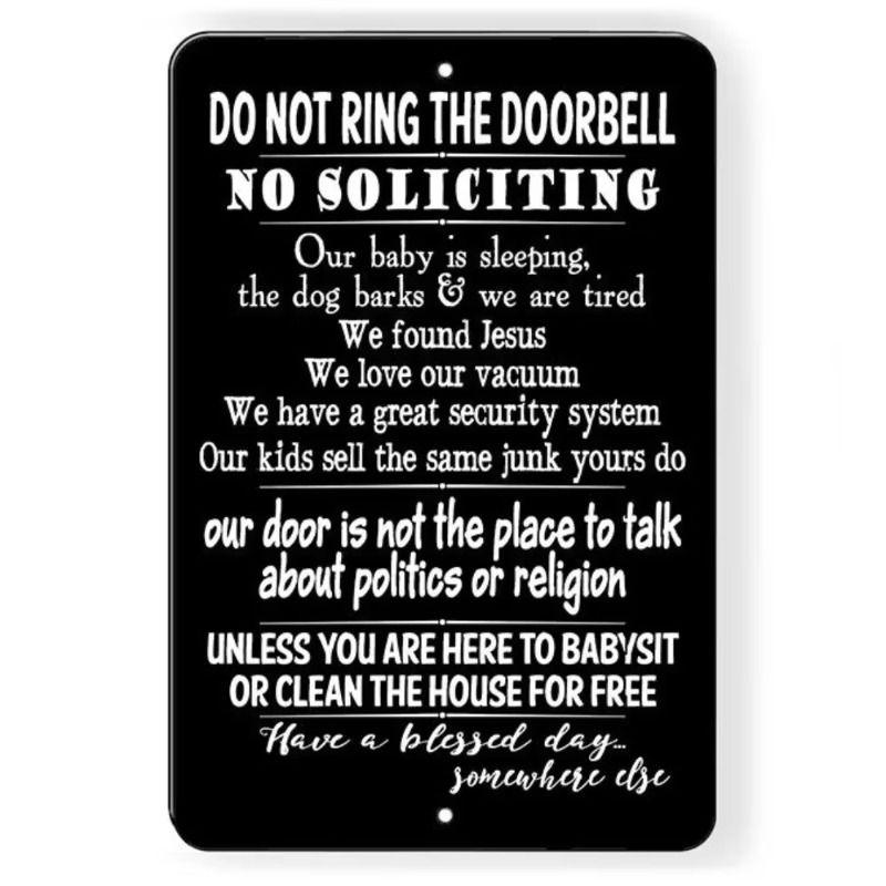 Decorative Metal Wall Art Sign 20x30cm