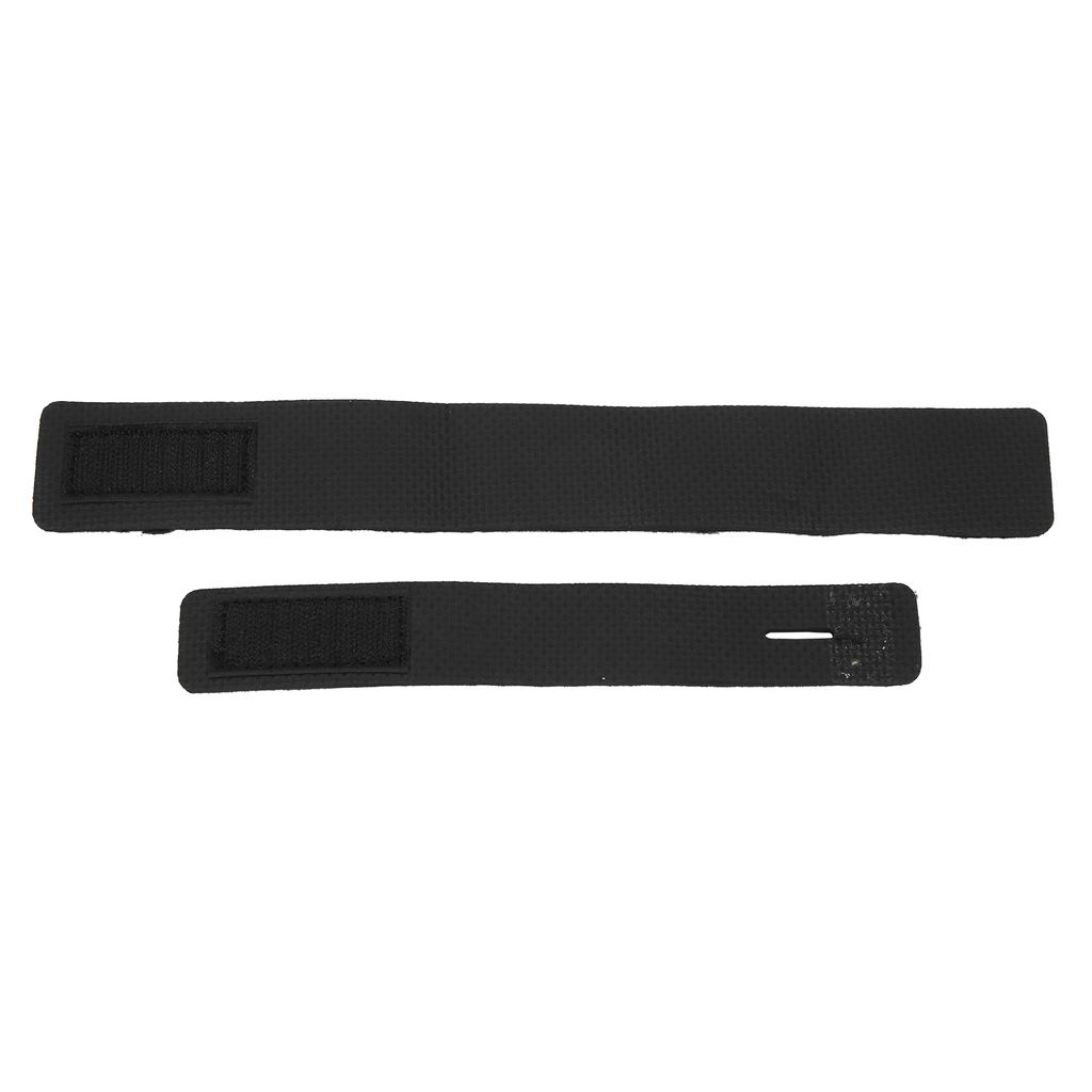 2Pcs Elastic Fishing Rods Tie Holder Strap OK Cloth Fixing Band Strong Elasticity Hook and Loop