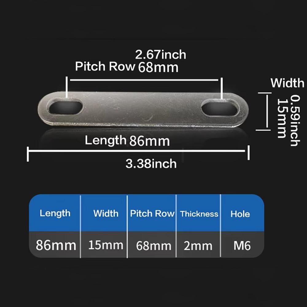 M6 Battery Busbar Flat Copper Busbar New Bus Bars Connector  Lifepo4 Cell Lithium