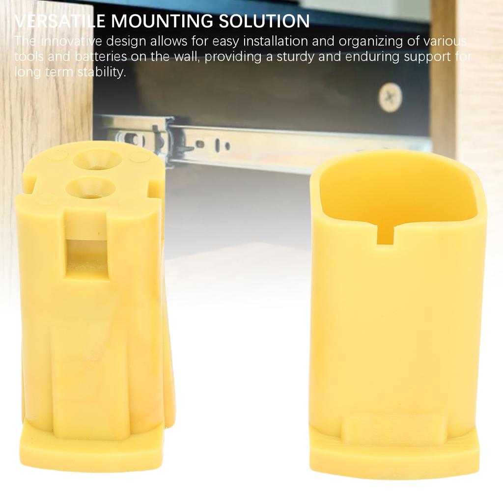 Tool Holders and Battery Holder Sturdy PC Multifunctional Battery Wall Mount Hanger Holders