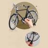 18x10x3cm Retro Aluminum Alloy Bicycle Model Toy Simulated Mechanical Bike Collection Ornament Classic Vintage Mini Bike Decor