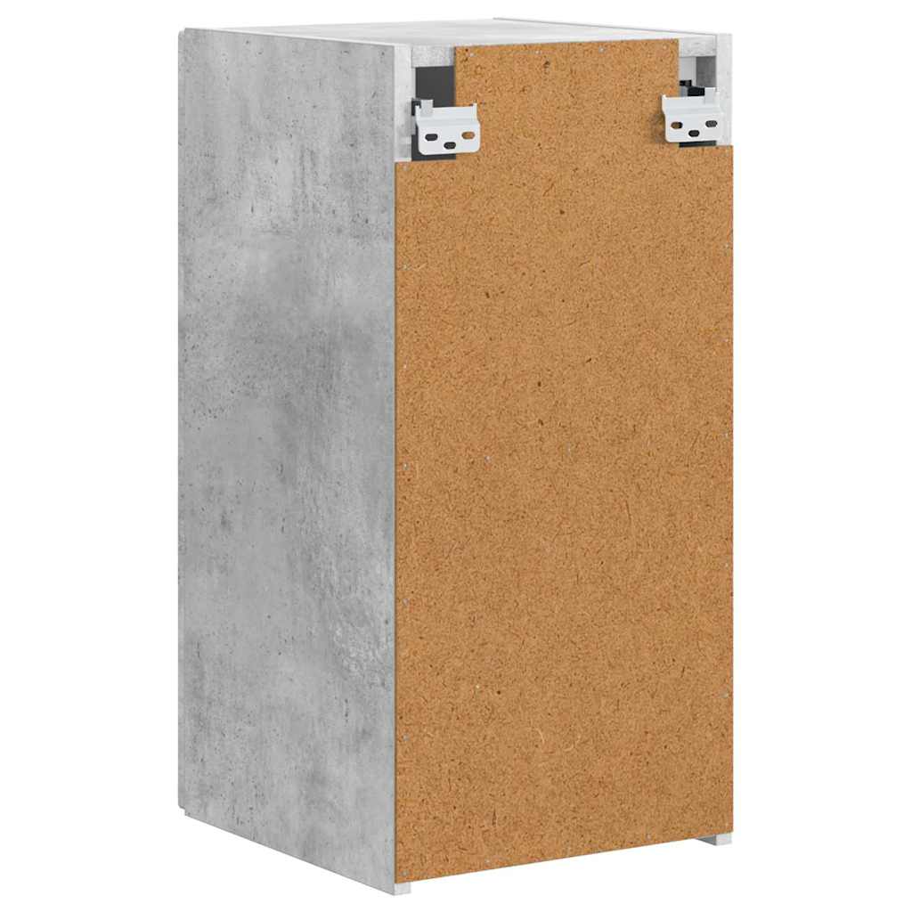 Wall Mounted TV Cabinet Concrete Look 30 x 31 x 60 cm Engineered Wood