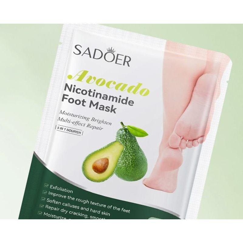 SADOER - Fruit Extract Niacinamide Foot Mask - 6 Types