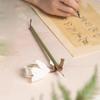 Magnolia Pen Holder, Brush Holder, Ceramic Bracket, Creative Paperweight Ruler, Brush Holder, Plum Blossom Pen Holder.