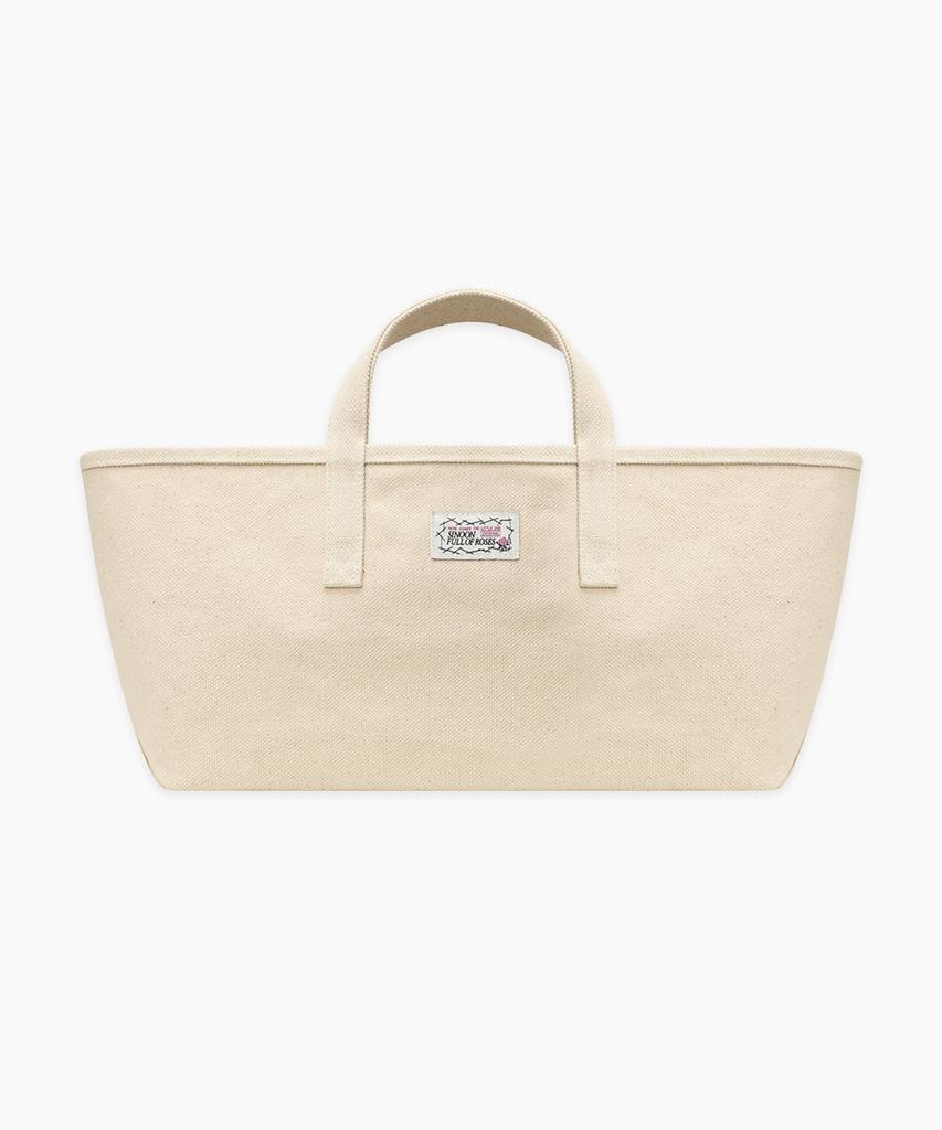 Sinoon Rose Label Point Tote Bag (Ivory)