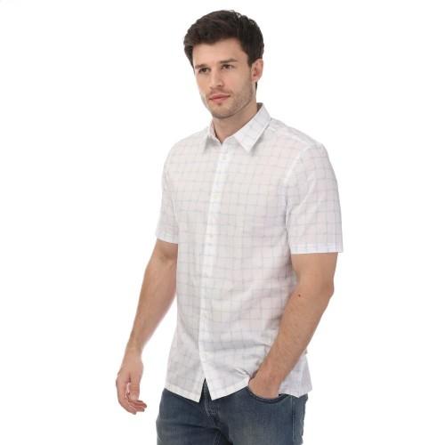 Ted Baker Mens Checked Short-Sleeved Shirt