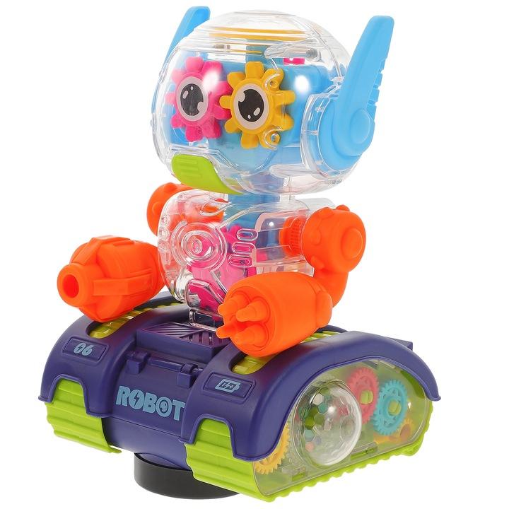 Robot Tryby Efekty Świetlne I Dźwiękowe Ruchomy Na Gąsienicach