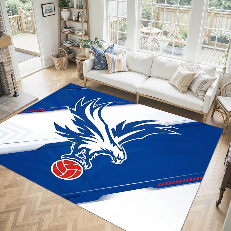 Crystal Palace Design Crystal Velvet Carpet Cozy Non?Slip Printed Rug For Bedroom Living Room Entrance