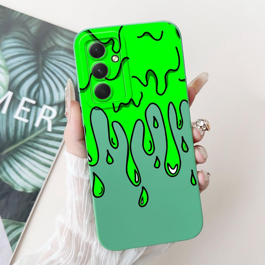 For Samsung Galaxy S24 FE Case SM-S721B Cute Fashion Cartoon Cover Soft TPU Phone Case For Samsung S24 FE S24FE Shell 6.7'' Bags