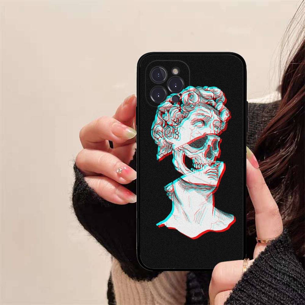 Rebellious Style Sculpture Of David Phone Case For IPhone 16 15 14 13 12 Mini 11 Pro XS Max X XR SE 6 7 8 Plus Soft