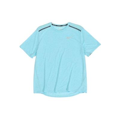 Quick-Dry Breathable Sports Training Short Sleeve T-Shirt Men Tops Blue 892814-482