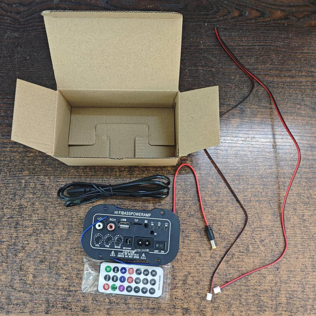 Universal Bluetooth Car and Outdoor Speaker Amplifier Board (12V/24V/220V) - D5 Model