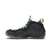 Nike Air Foamposite One 'Oregon Ducks' (Unisex) Black / Yllw Strk-Appl Grn-Slvr Basketball Shoes 652110 001