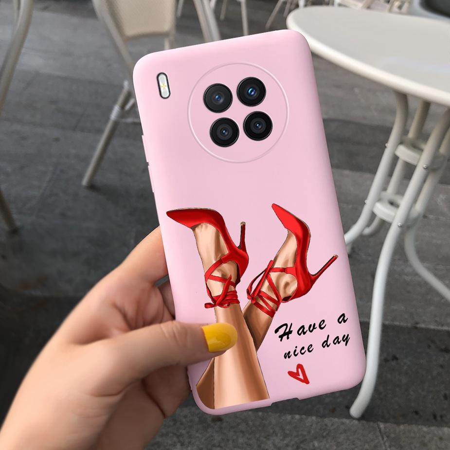 Stylish Silicone Case For Honor 50 Lite Case Soft Slim Phone Back Cover For Huawei Honor50 Lite Cases Honor 50Lite Coques Fundas