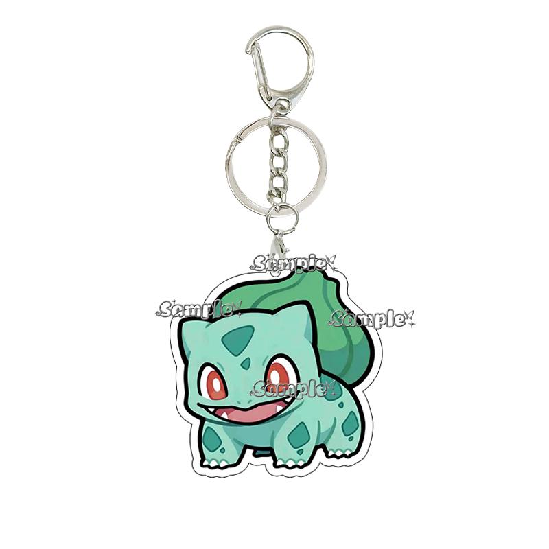 

Anime Pocket Monsters Cartoon 5cm Acrylic Keychain Charizard Gengar Bulbasaur Accessories Backpack Pendant Charm Ornaments Gifts about 5cm