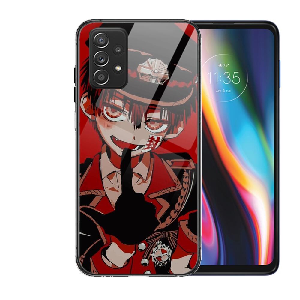 Toilet-bound Hanako-Kun Anime Tempered Glass Case Phone For Samsung Galaxy A51 A71 A60 A70S A70 A80 A21S A41 A20E A50 A30S 5g A3