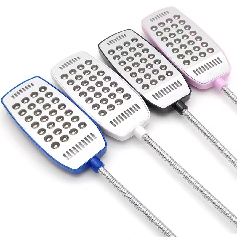Usb Switch Led 28Leds Light 4 Colors Flexible Metal Lamp Tube Book Reading Lights For Notebook Furniture Essentials Super Bright