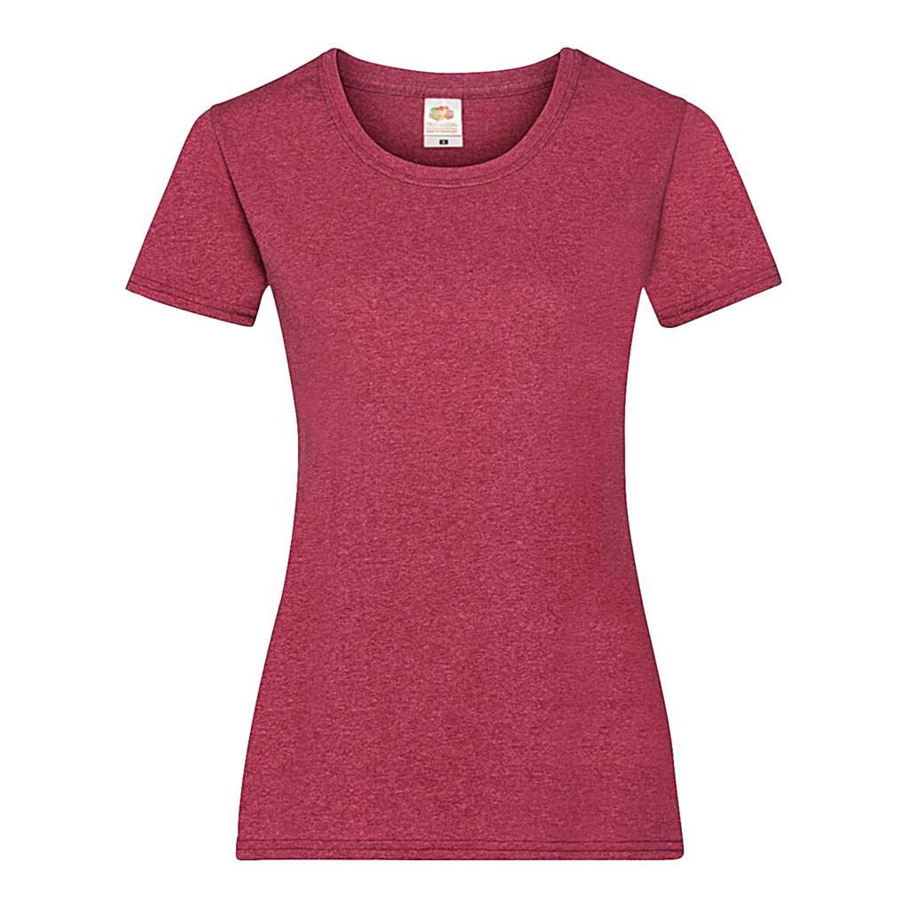 Fruit of the Loom Womens/Ladies Valueweight Heather T-Shirt