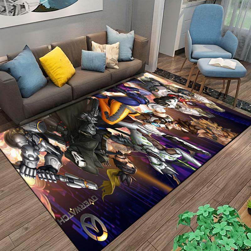 Cool Game Characters Vibrant Carpet Suitable for Use As an Anti-slip Game Mat for Living Room and Bedroom Sofas