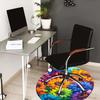 1pc Office Carpet Chair Mats Colorful Sunflowers Garden Perfect for Decorating Office Chairs, Living Rooms, Or Bedrooms.YDT223
