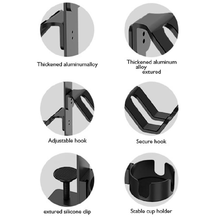 Detachable Triple Layer Gaming Equipment Rack Tool without  Installation Universal Gaming Desk Organizers for Game Consoles