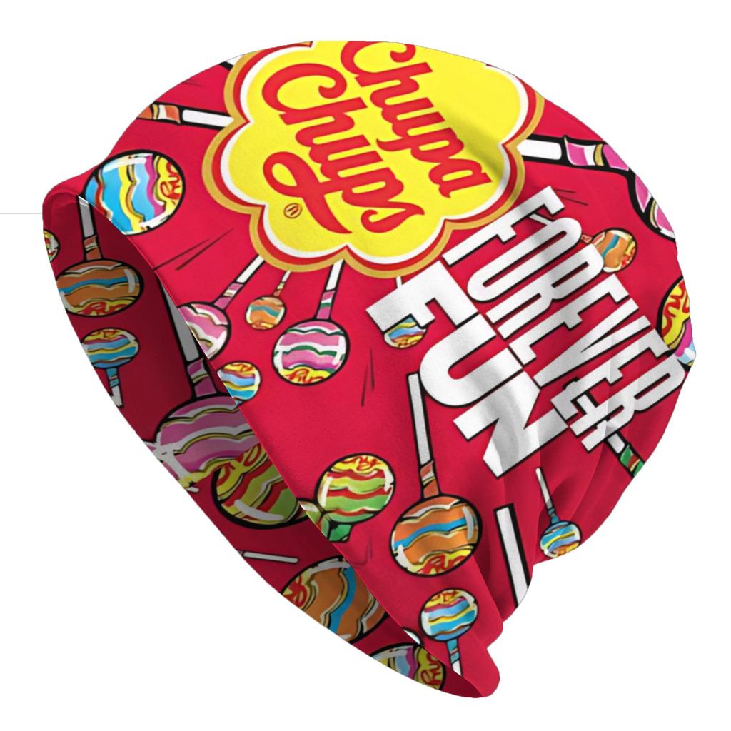 Stichhauben Hüte Unisex Damen Dünne Mütze Chupa Chups LOGO Herbst Frühling Warme Kappe Street Skullies Beanie Mützen