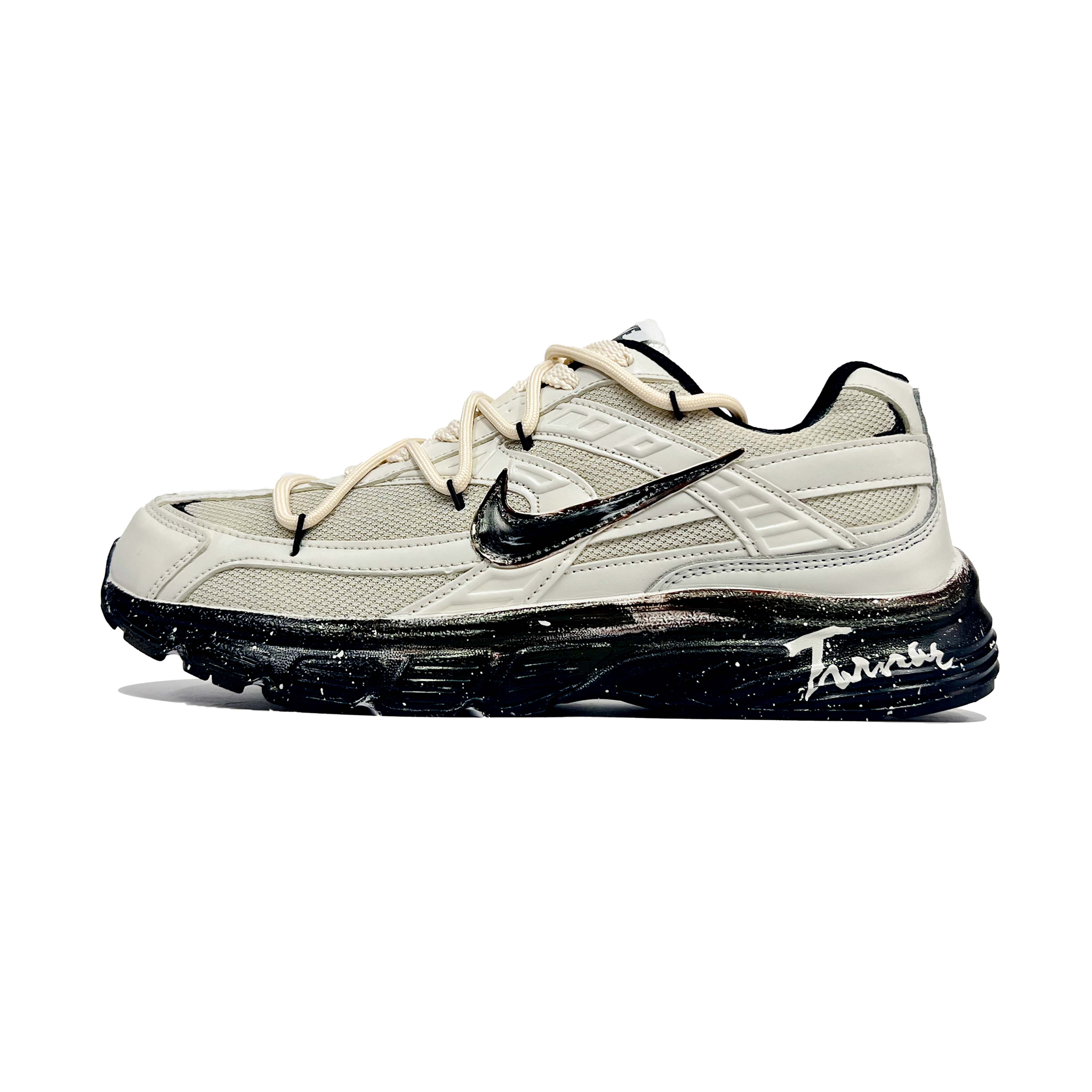 

Nike Initiator Mesh Abrasion Resistant Abrasion Resistant Low top Running Shoes Unisex Beige Gray 394055-100(team1074-) 38
