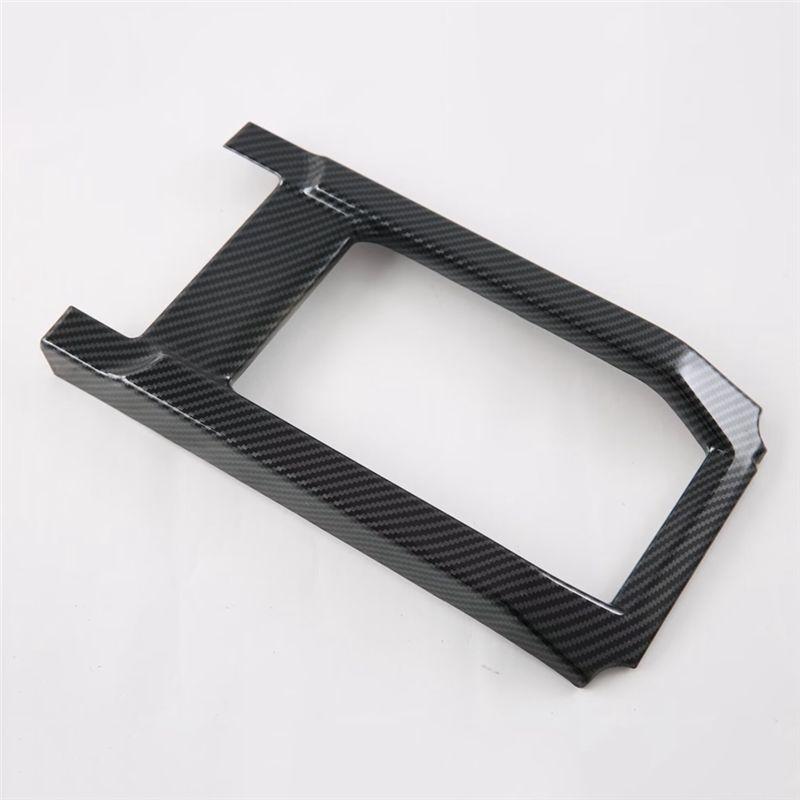 For Toyota Yaris Cross 2024 RHD Carbon Fiber Center Console Water Cup Holder Cover Trim Interior Replacement