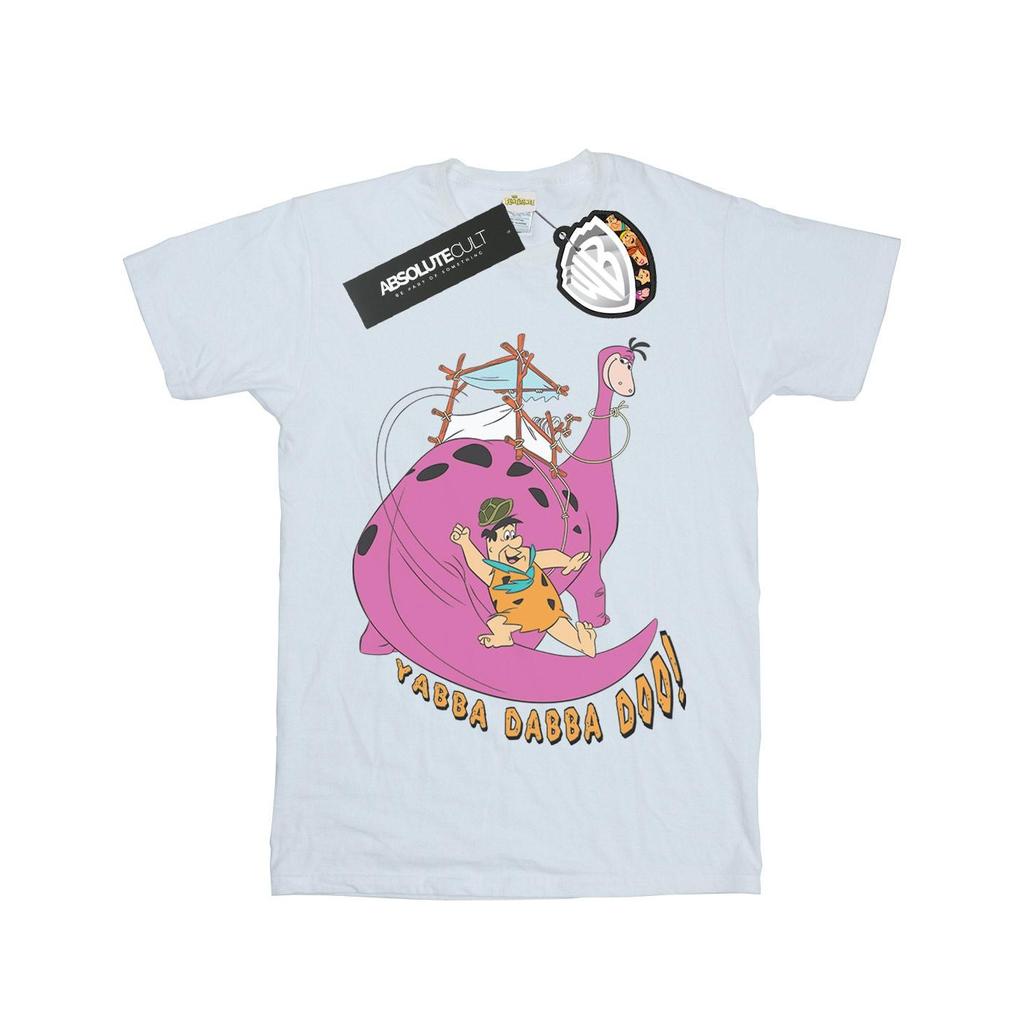 The Flintstones Mädchen Yabba Dabba Doo Baumwoll-T-Shirt