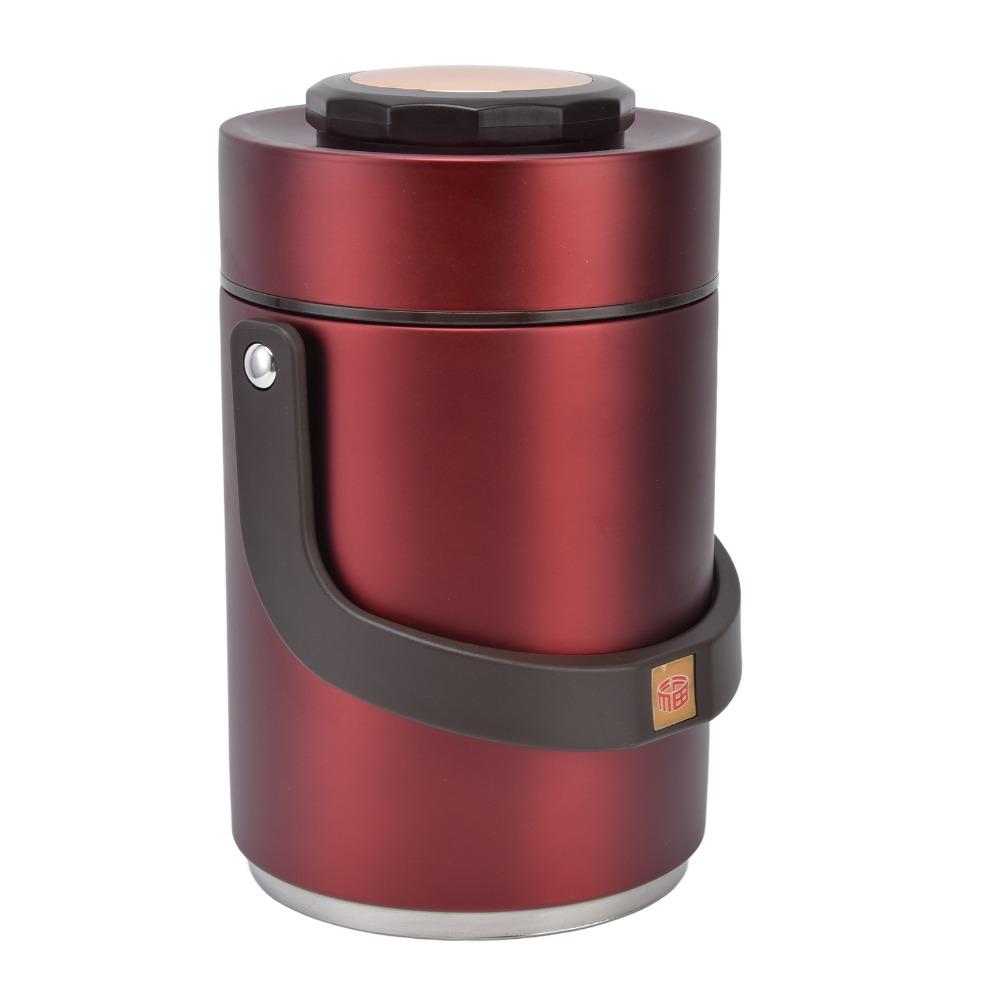 2000ml Insulated Lunch Container 304 Stainless Steel Stackable Food Container  For Travel